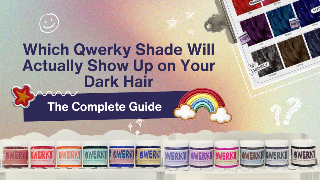 Which Qwerky Shade Will Actually Show Up on Your Dark Hair?