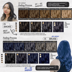 Non-Damaging Semi-Permanent Hair Dyes 200ml - Qwerky Colour 200ml semi-permanent hair dye bottle - generous size for full coverage