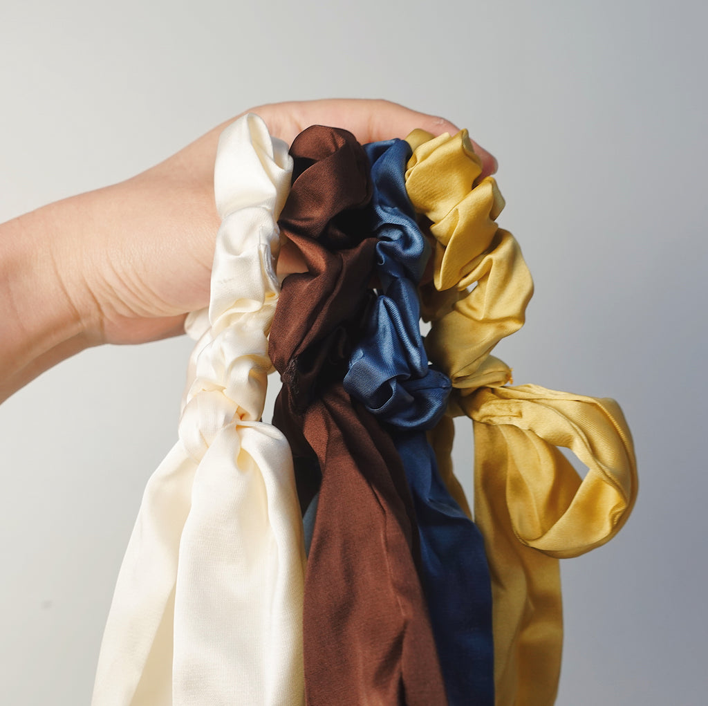 Ribbon Scrunchies - Qwerky Colour