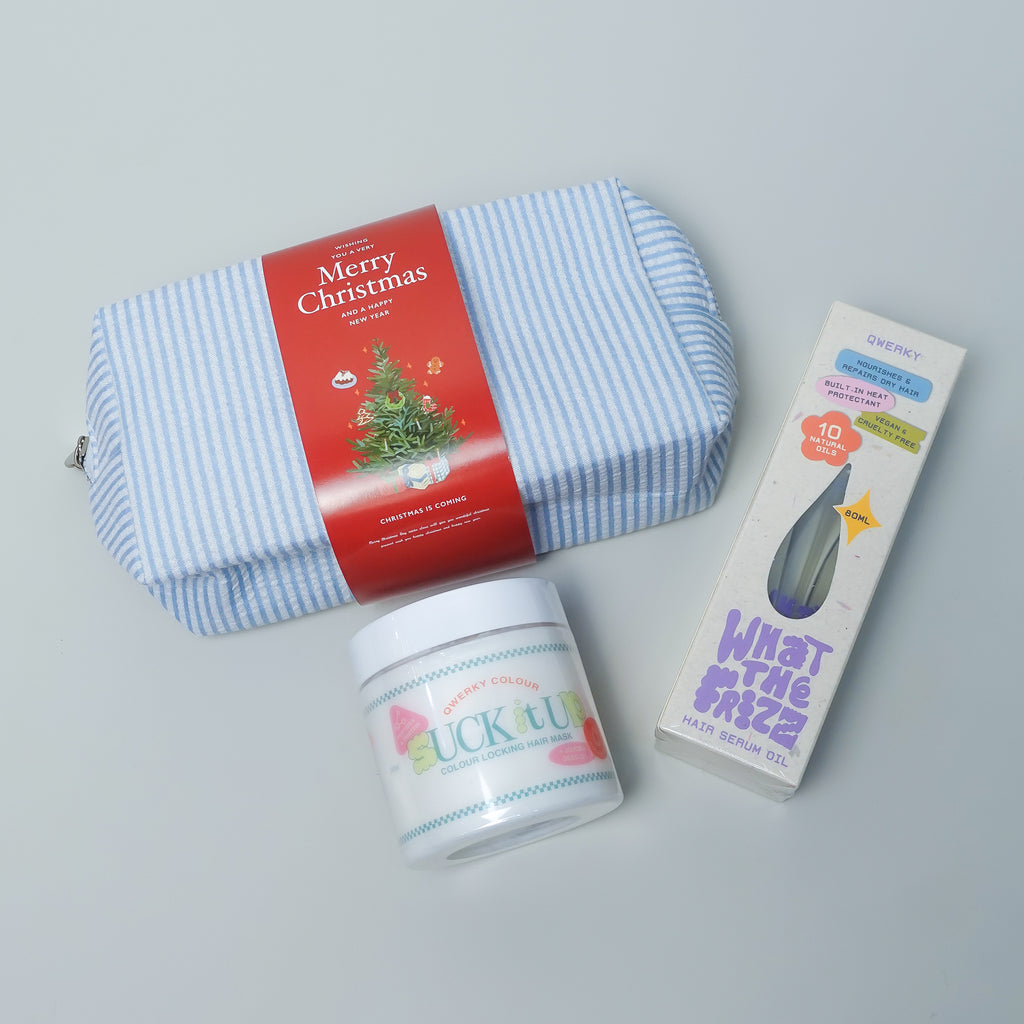 🎄 Qwerky Christmas Hydration Bundle (Limited Edition) — Hair Mask and Serum Oil - Qwerky Colour