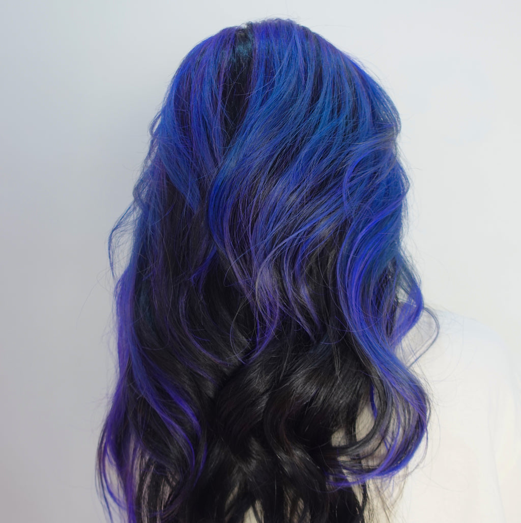 Indigo Blue Purple Mixology Look - Qwerky Colour