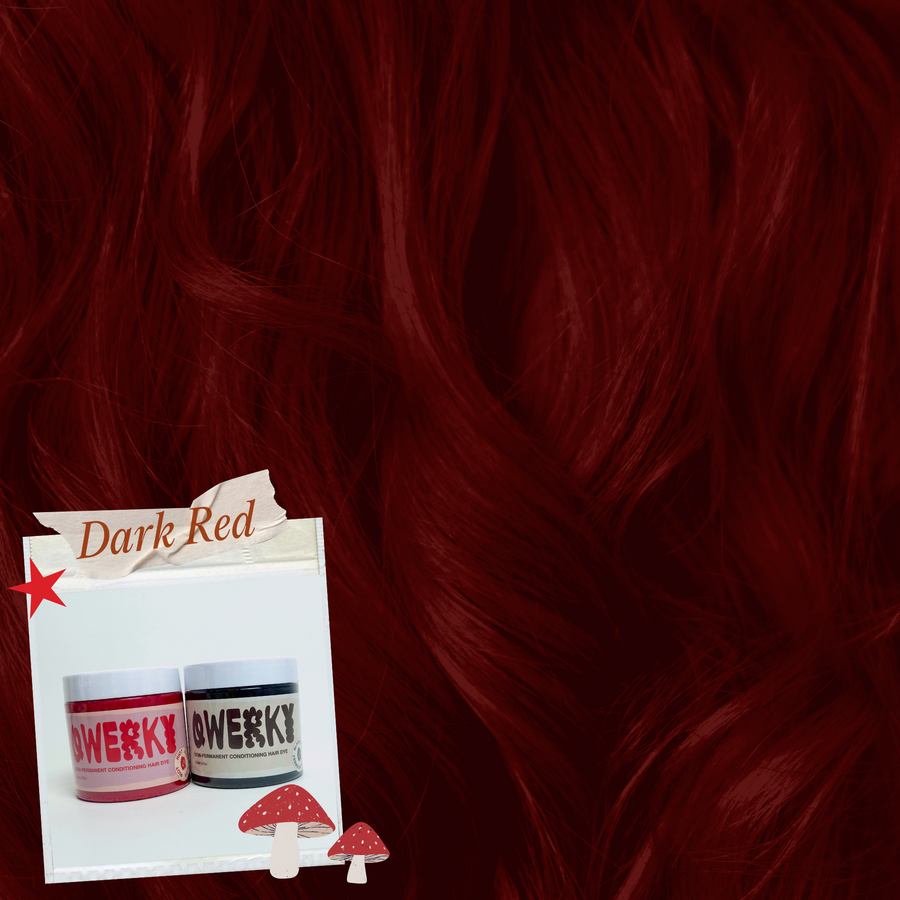 Dark Red hair colour result