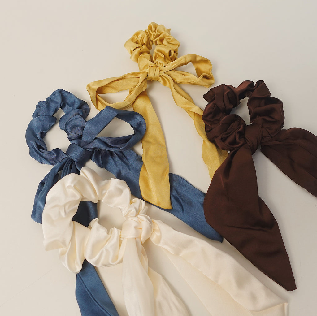 Ribbon Scrunchies - Qwerky Colour