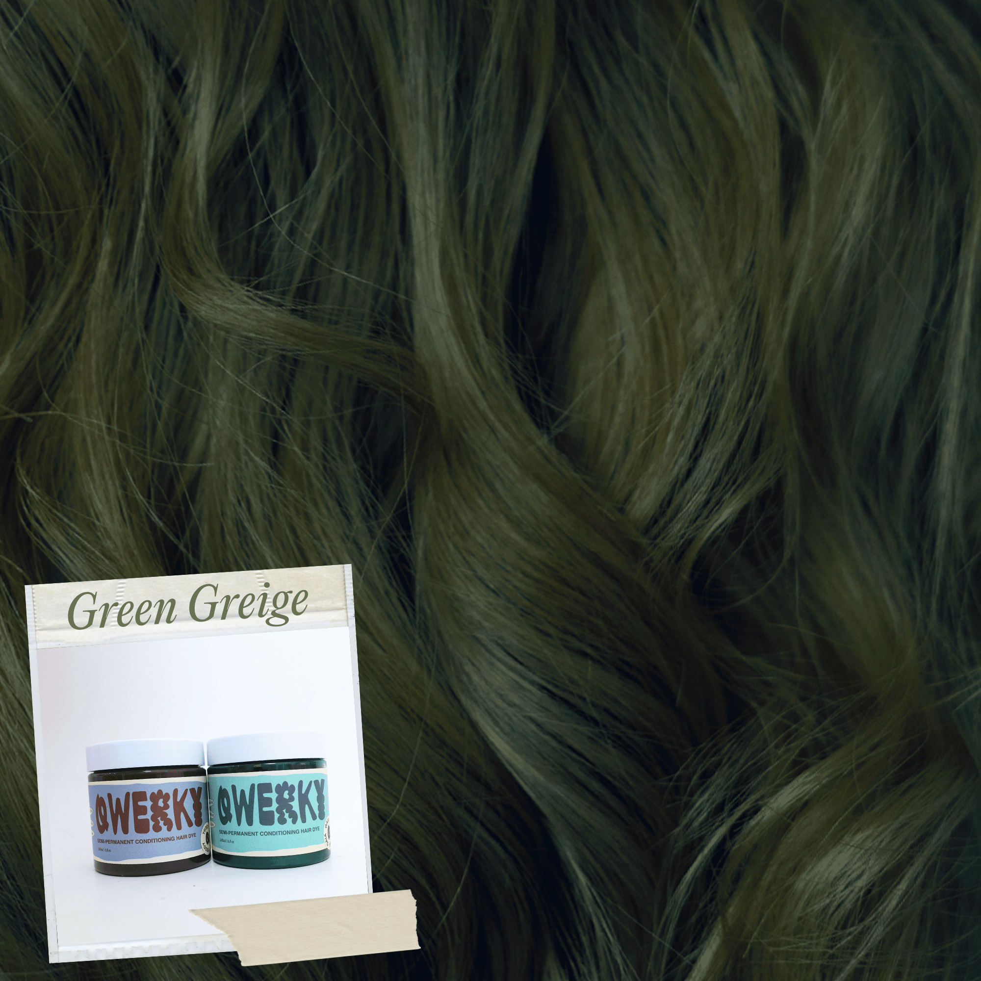 Green Greige Mixology Look - Qwerky Colour