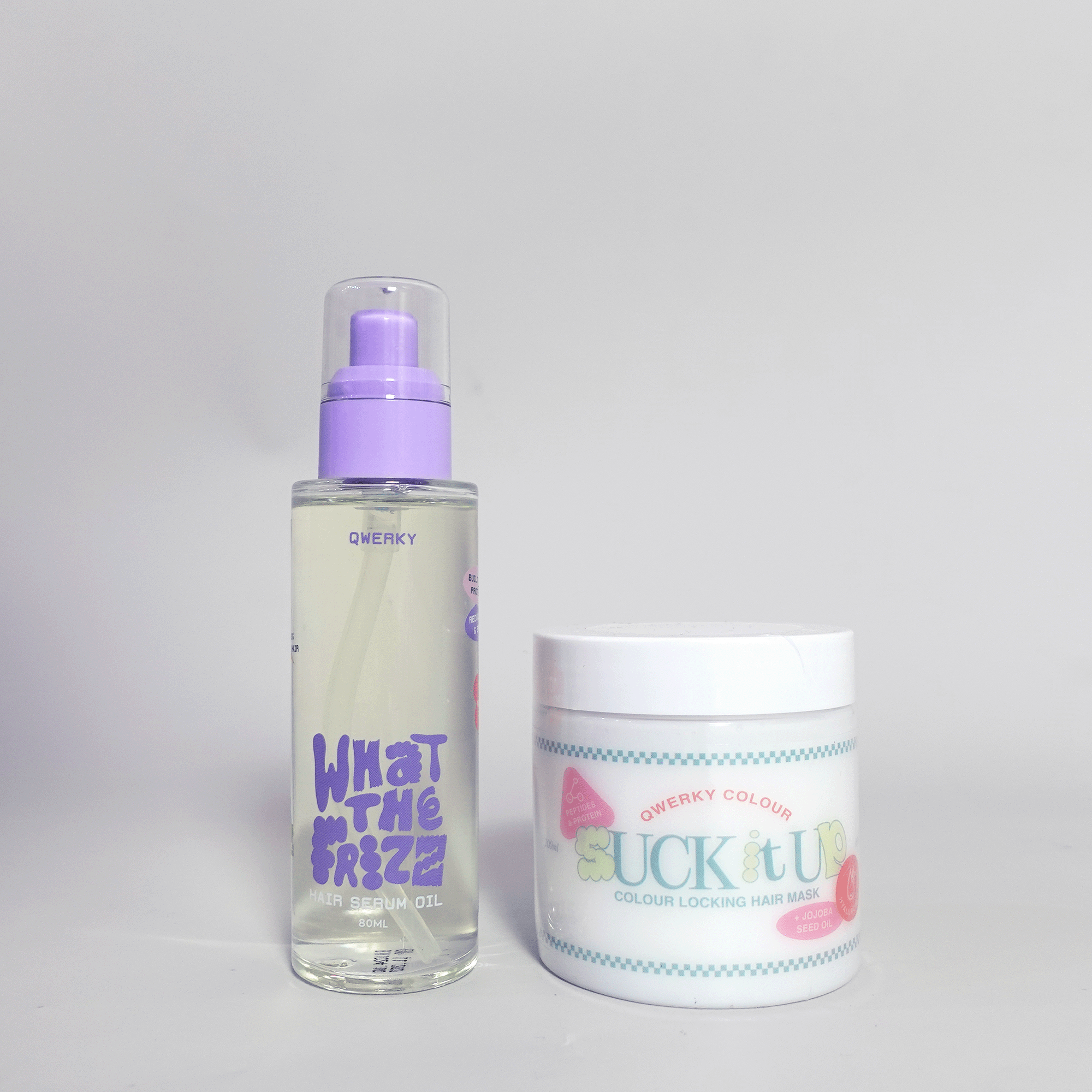 Hydration Bundle: Hair Mask and Serum Oil - Qwerky Colour