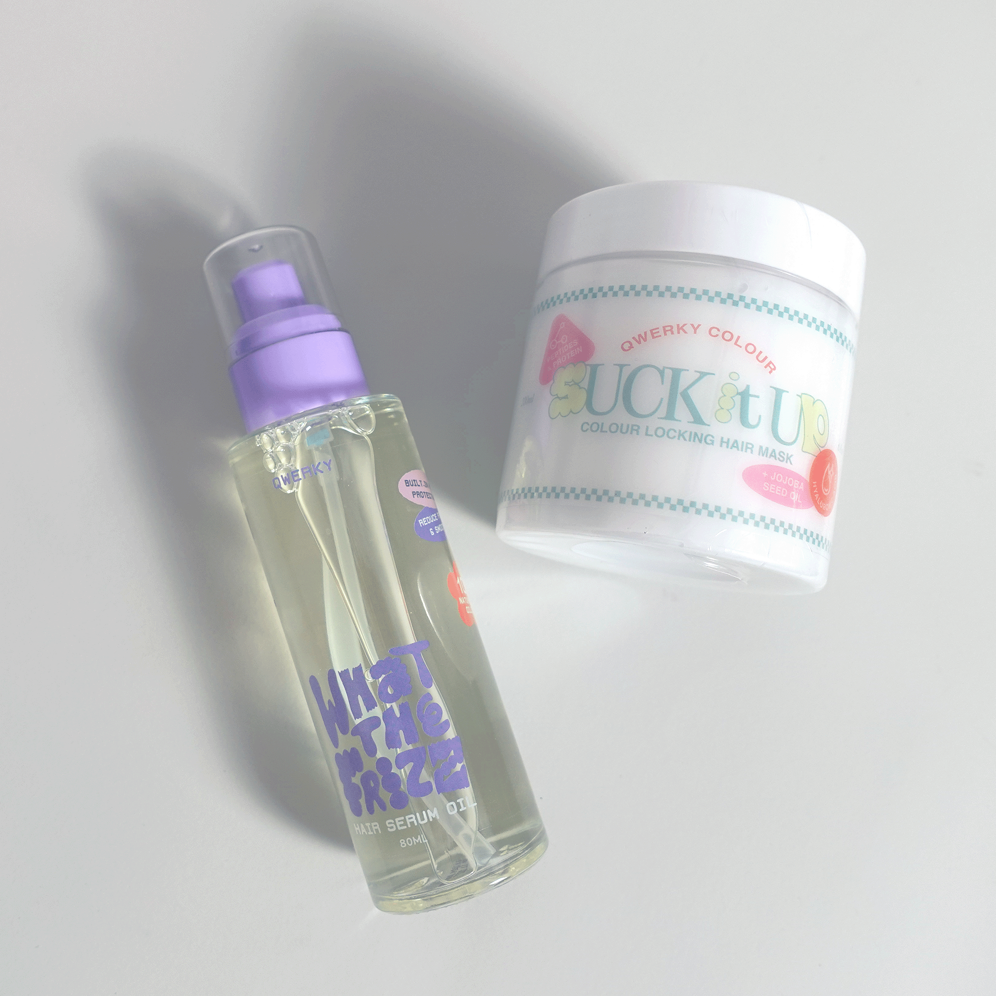 Hydration Bundle: Hair Mask and Serum Oil - Qwerky Colour