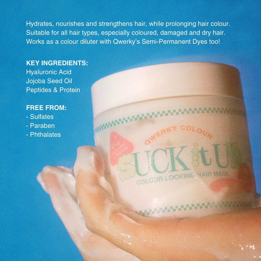 [REFILL] Suck It Up Colour Locking Hair Mask - Qwerky Colour