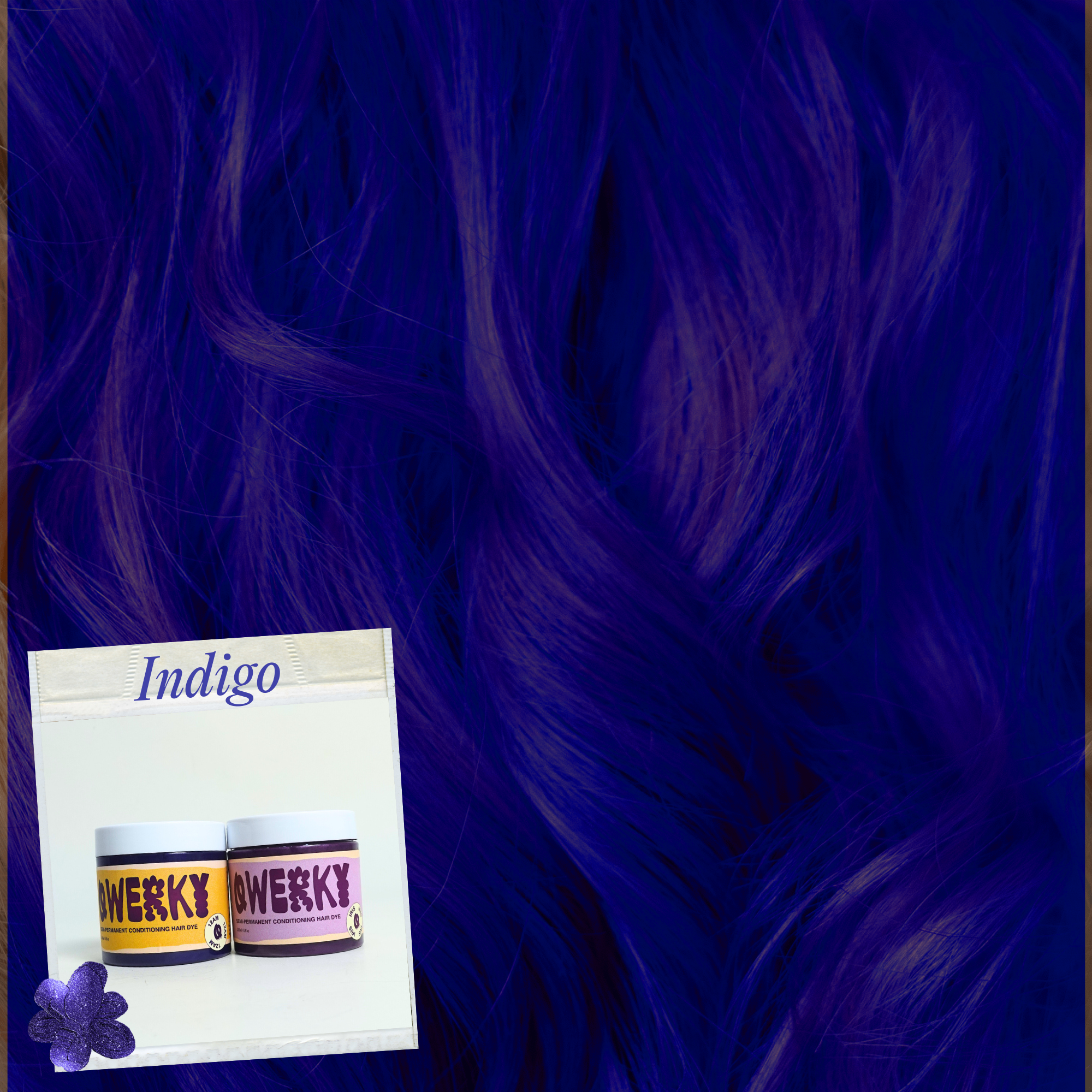 Indigo Blue Purple Mixology Look - Qwerky Colour