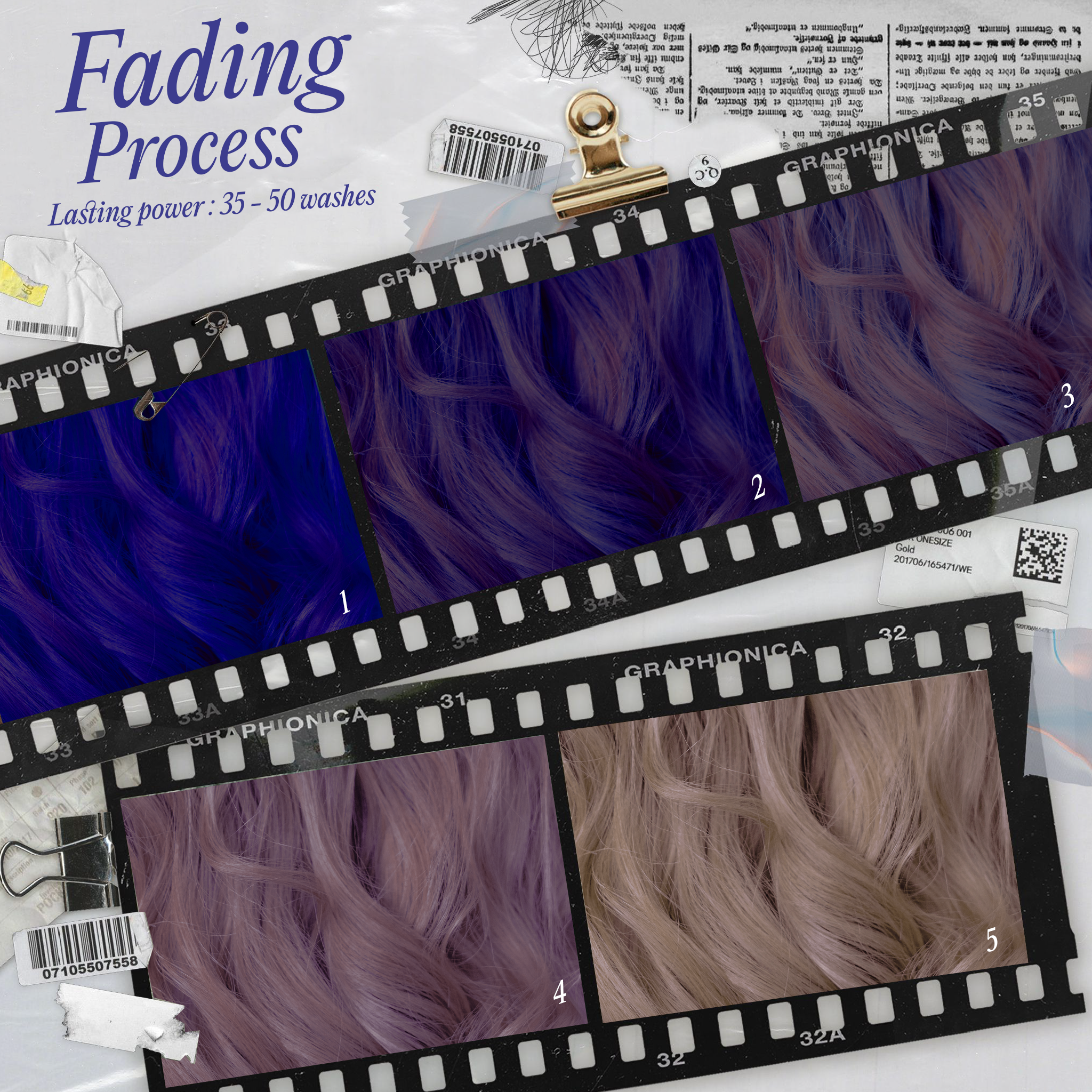 Indigo Blue Purple Mixology Look - Qwerky Colour