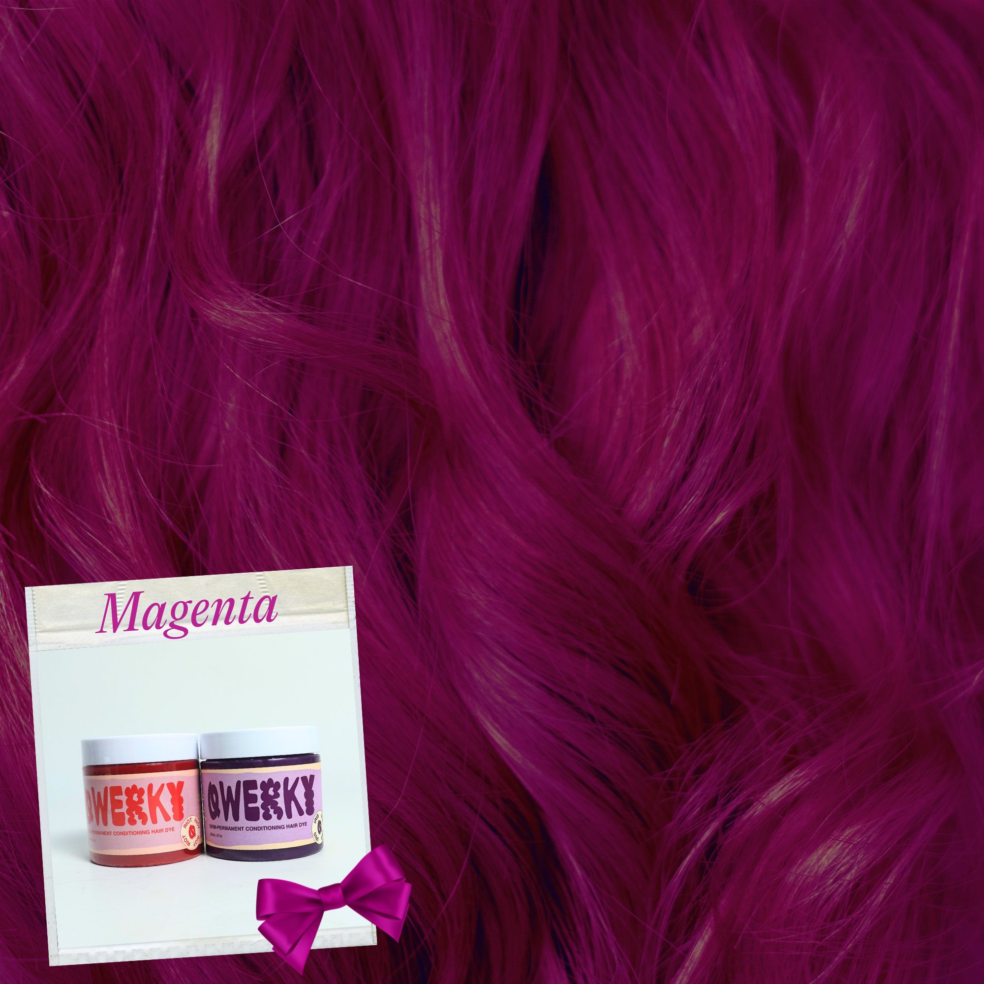 Magenta Purple Red Mixology Look - Qwerky Colour