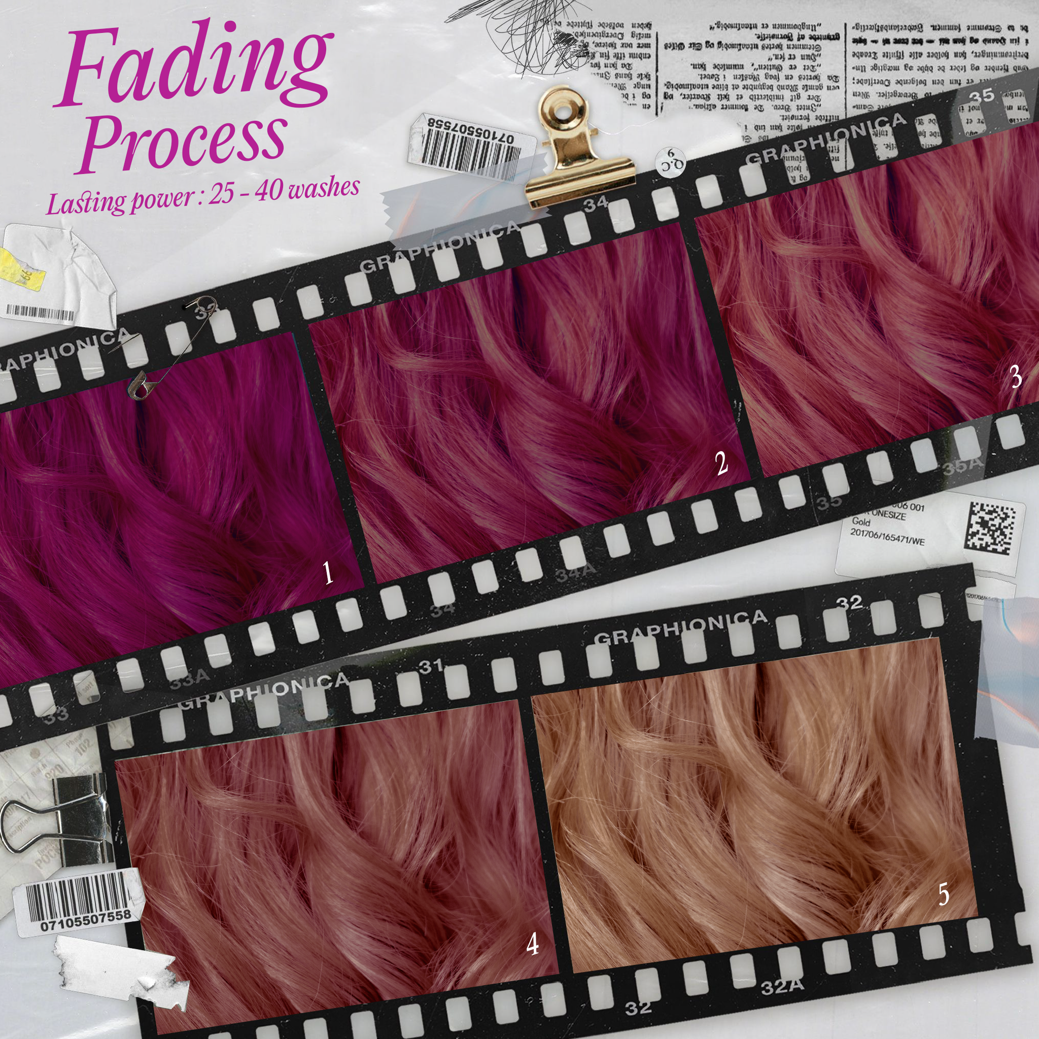 Magenta Purple Red Mixology Look - Qwerky Colour