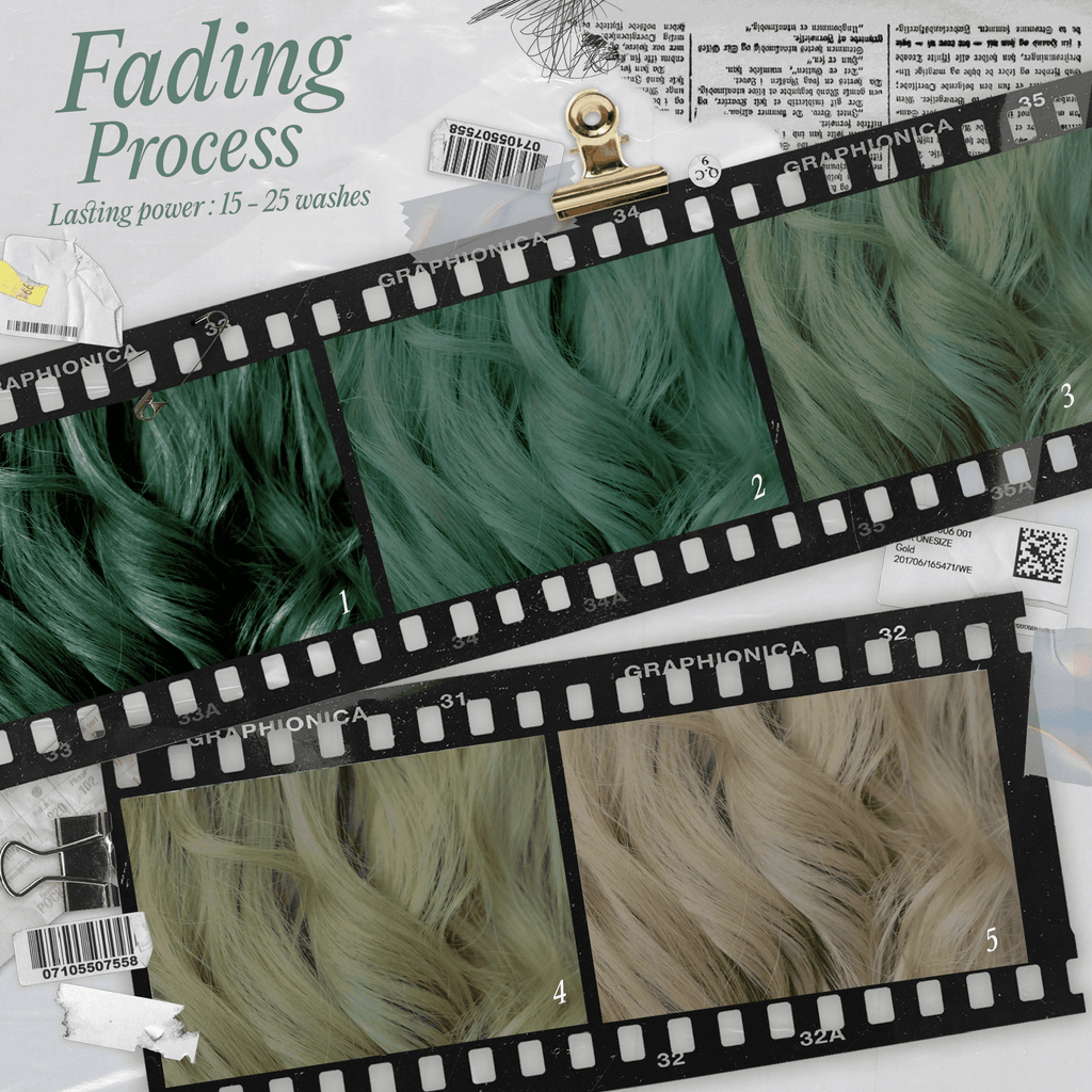 Pastel Ash Green Mixology Look - Qwerky Colour