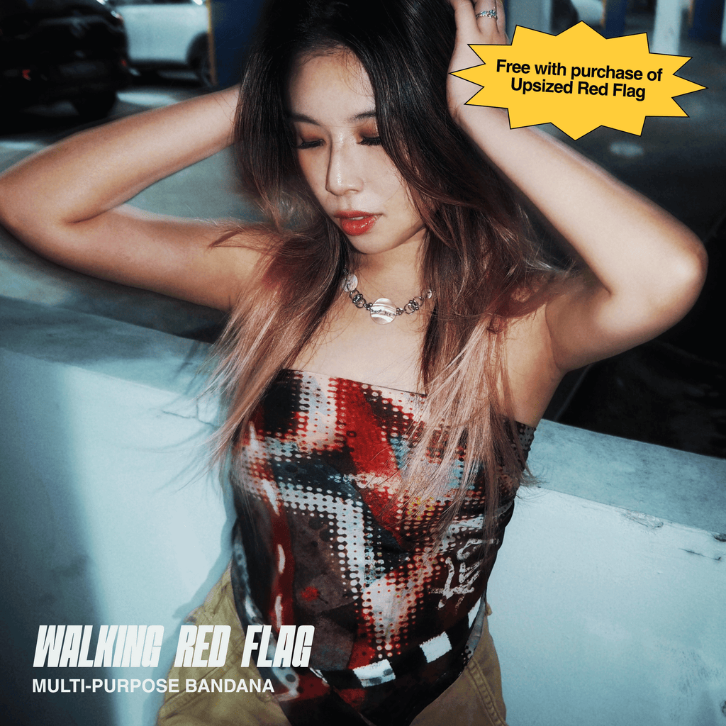 Walking Red Flag Bandana