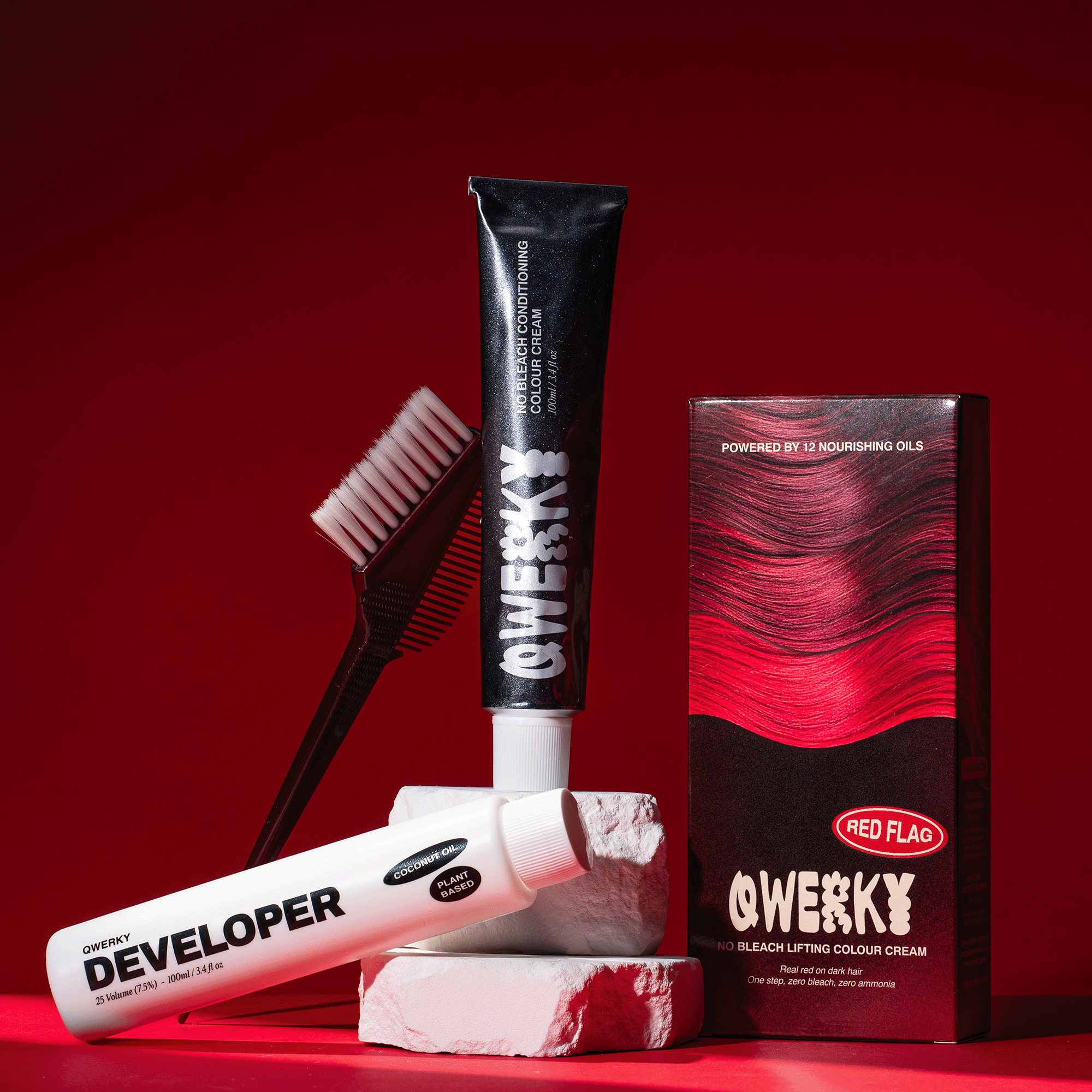 Red Flag No Bleach Lifting Colour Cream - Qwerky Colour
