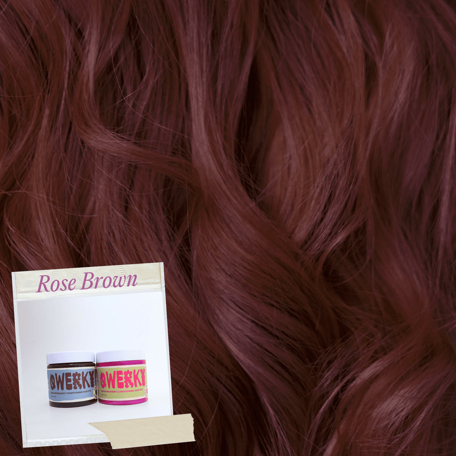 Rose Brown hair colour result