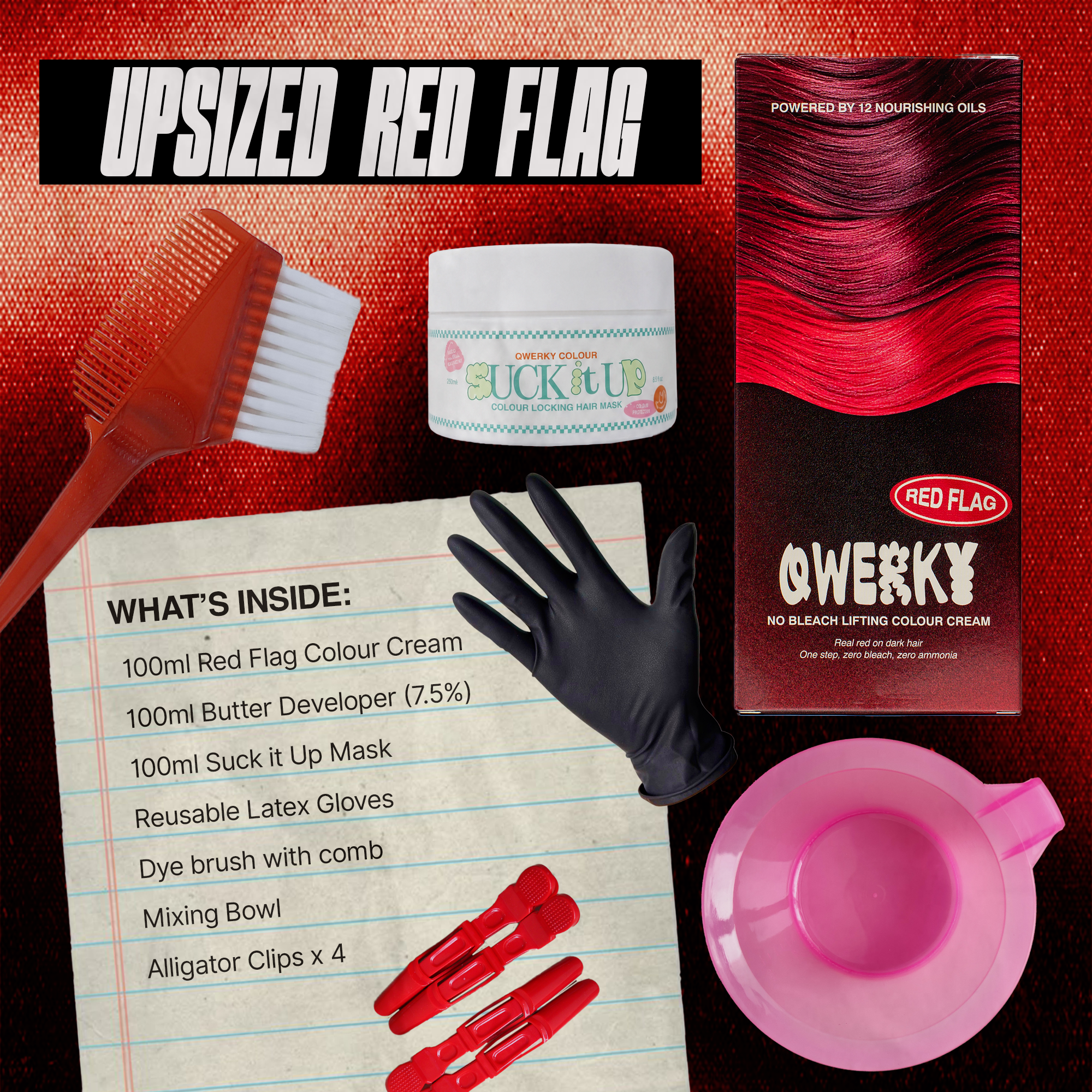 Red Flag No Bleach Lifting Colour Cream - Qwerky Colour