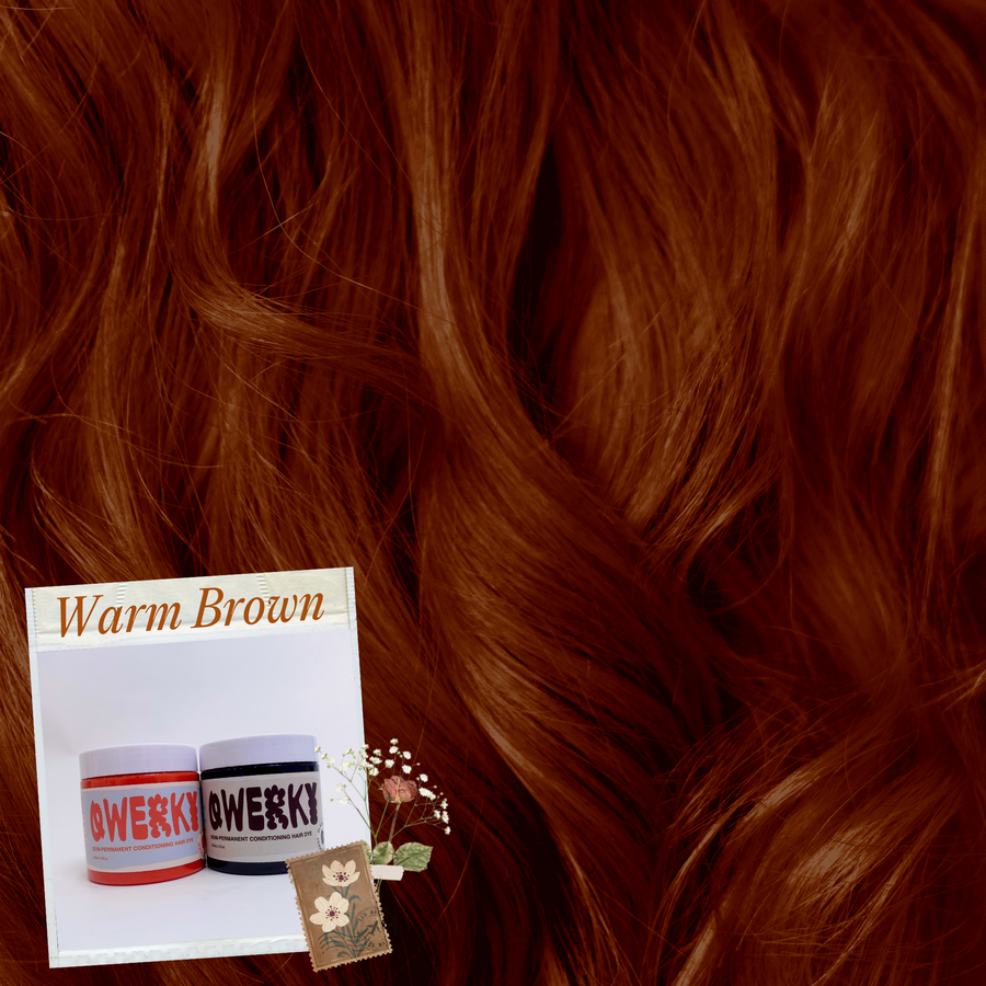 Warm Brown hair colour result