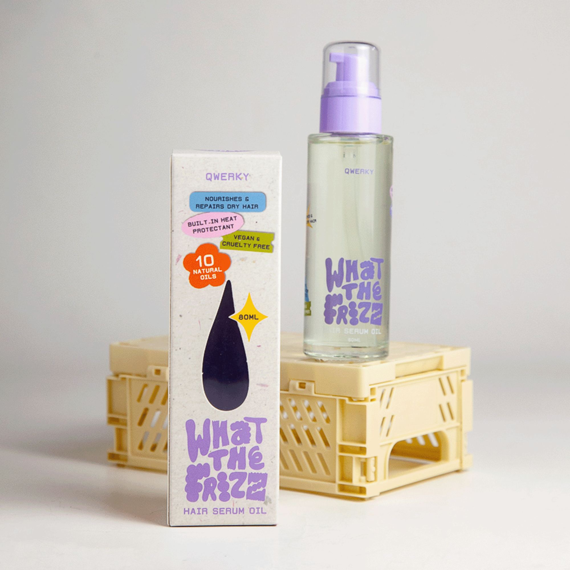 Sample Size — What The Frizz Hair Serum Oil (5ml) - Qwerky Colour