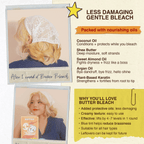 The Butter Bleach - Qwerky Colour Butter Bleach results - bright buttery blonde hair gentle formula