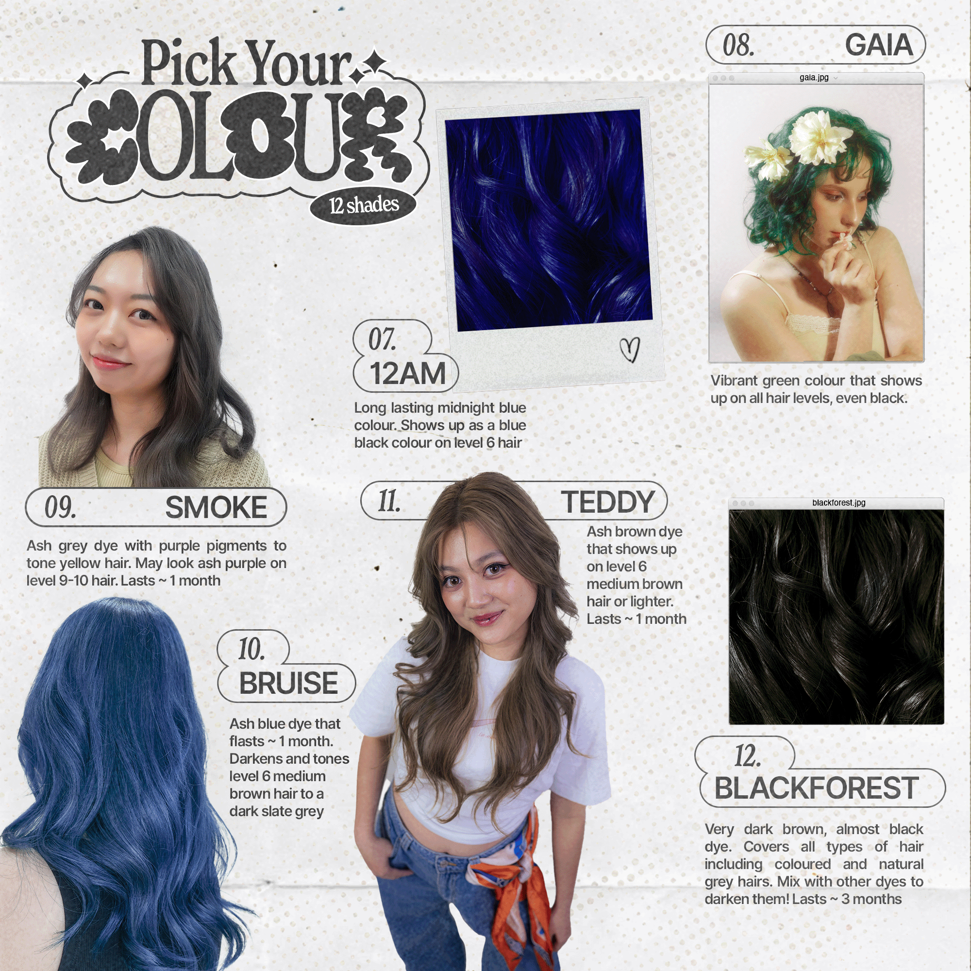 Non-Damaging Semi-Permanent Hair Dyes 100ml - Qwerky Colour