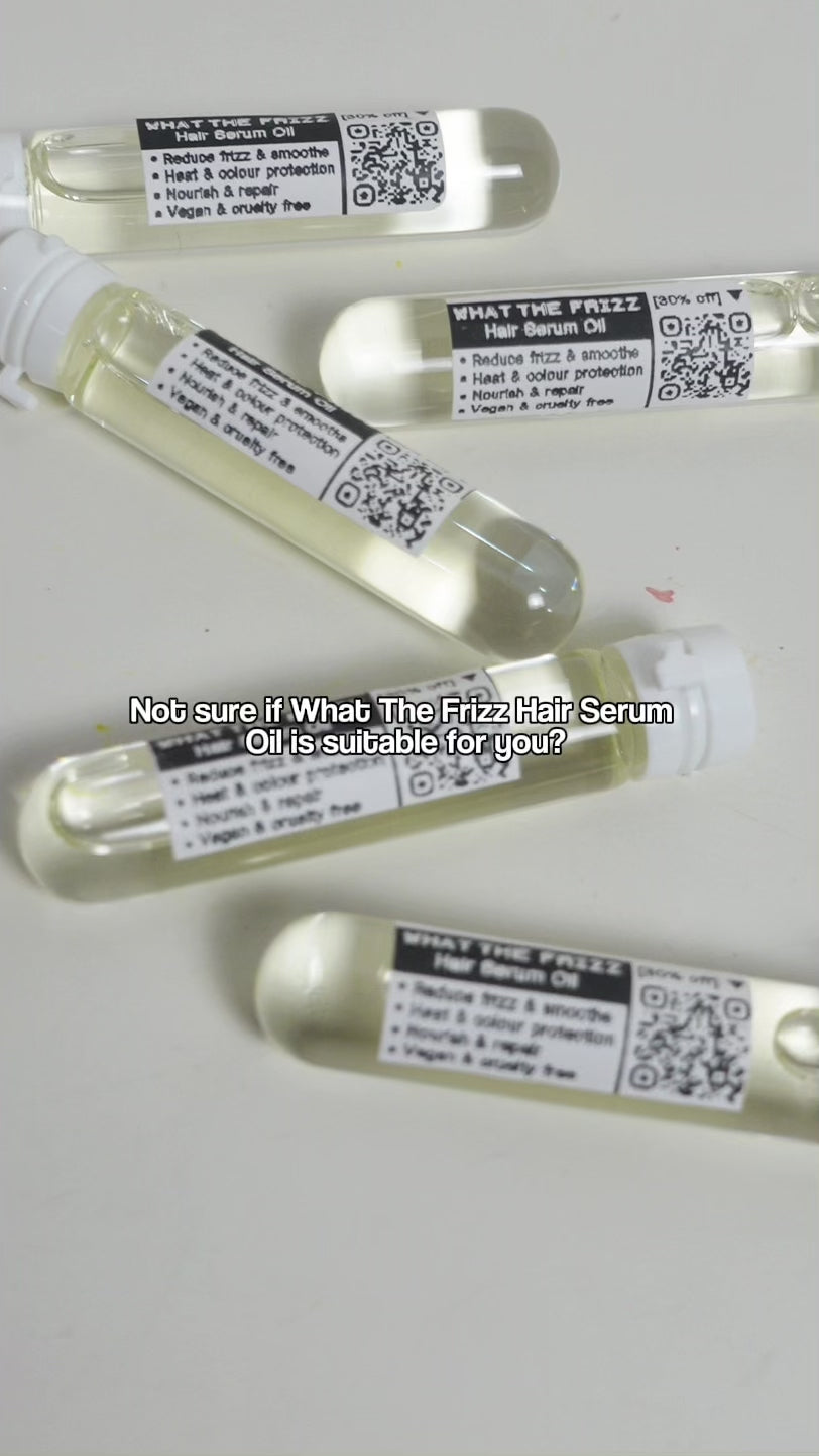 [Try Me] What The Frizz Hair Serum Oil Sample