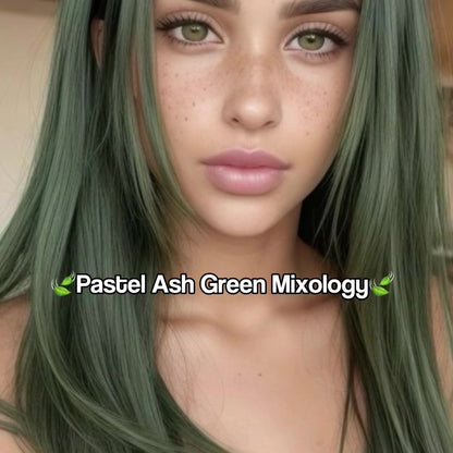 Pastel Ash Green Mixology Look