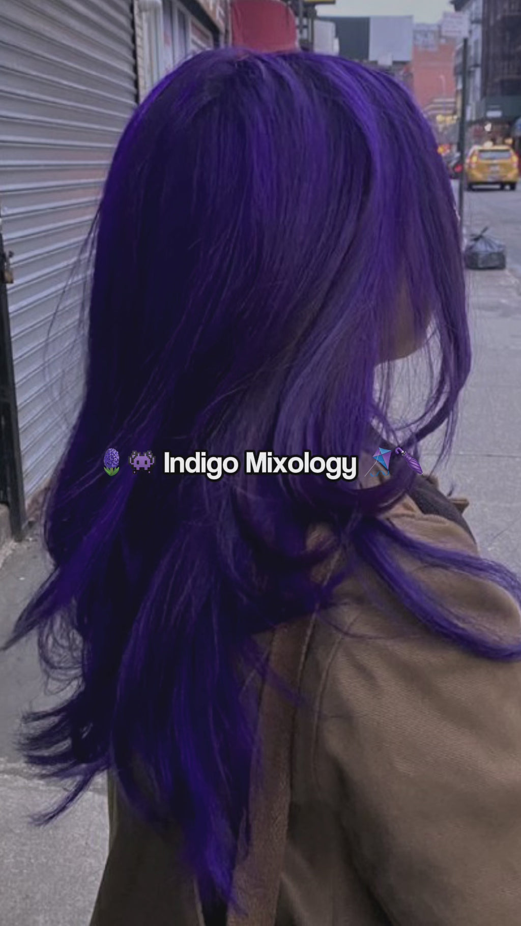 Indigo Blue Purple Mixology Look