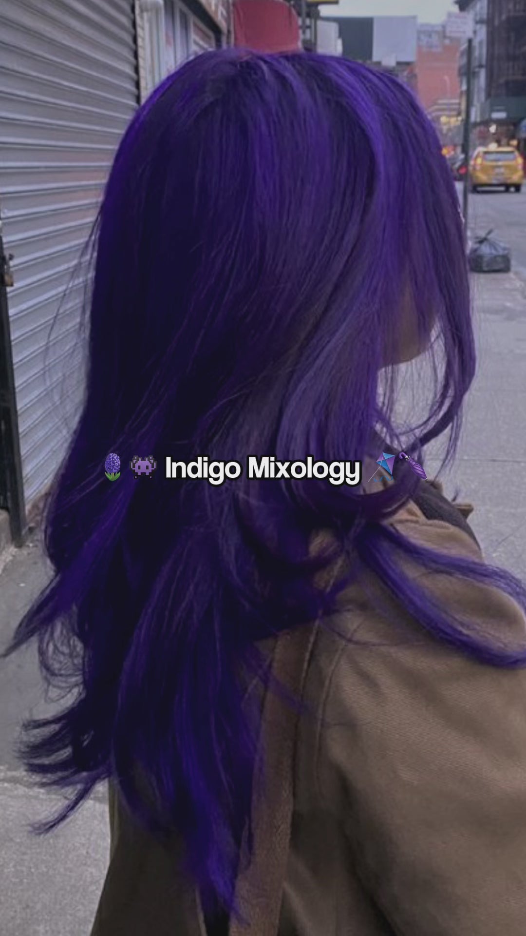Indigo Blue Purple Mixology Look