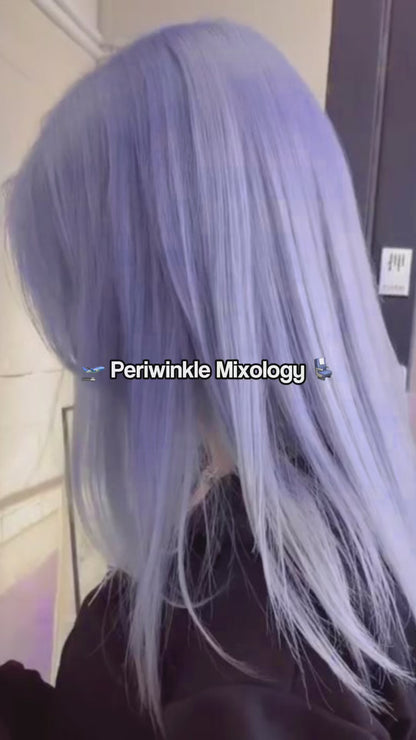 Periwinkle Pastel Purple Blue Mixology Look