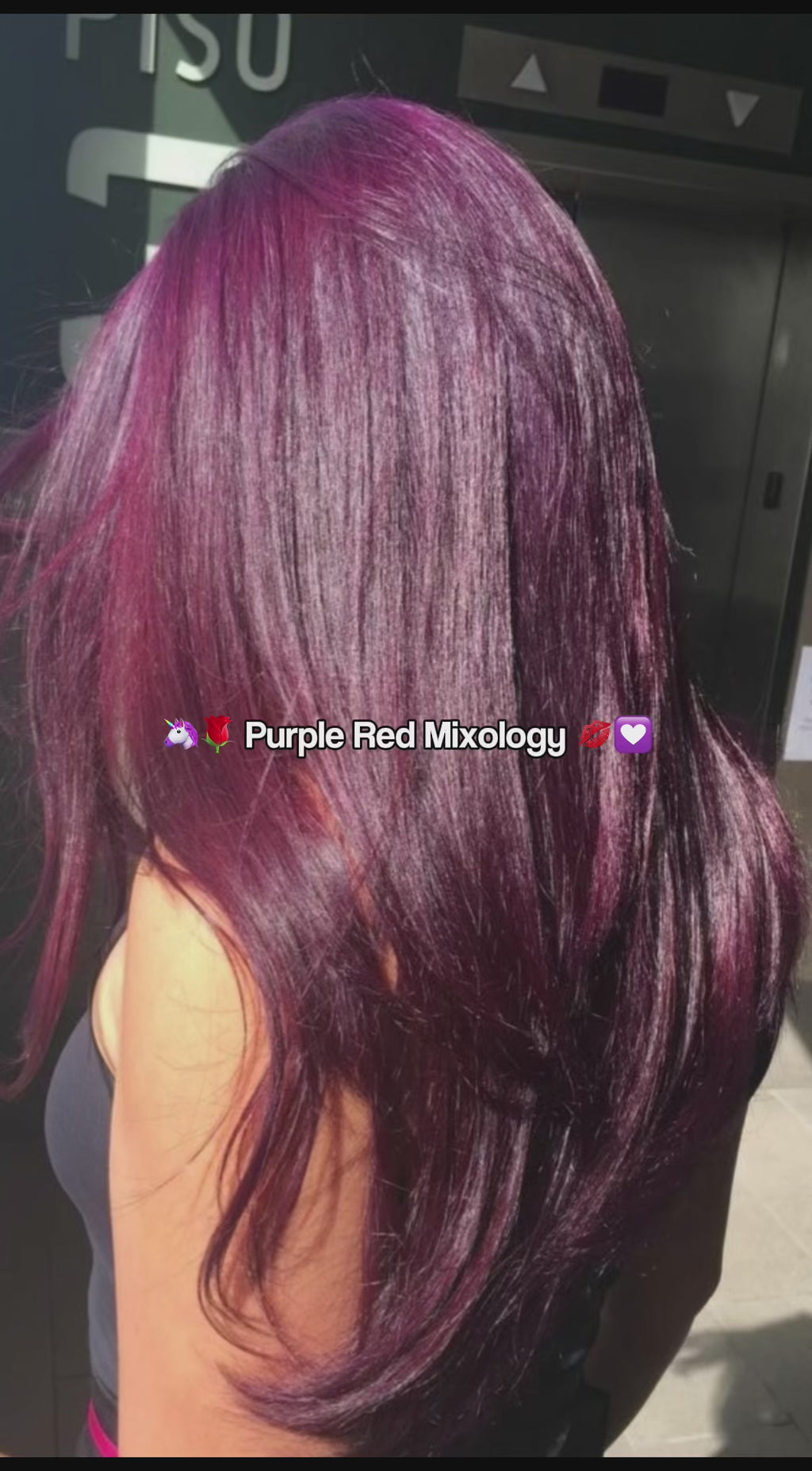 Magenta Purple Red Mixology Look