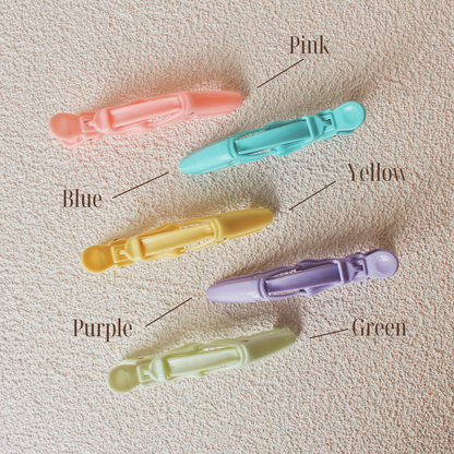 Pastel Alligator Clips - Qwerky Colour