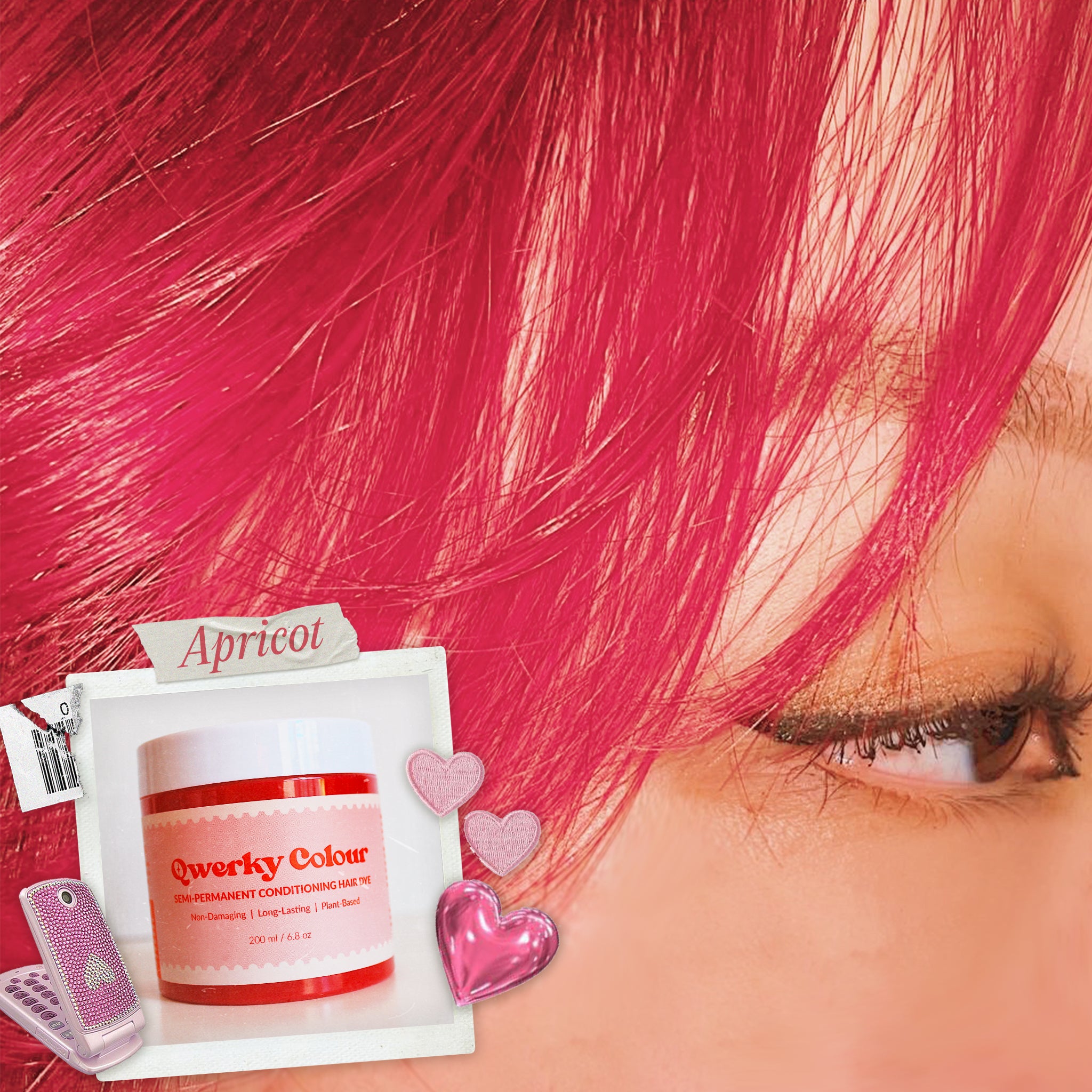 Apricot Semi-Permanent Conditioning Colour - Qwerky Colour