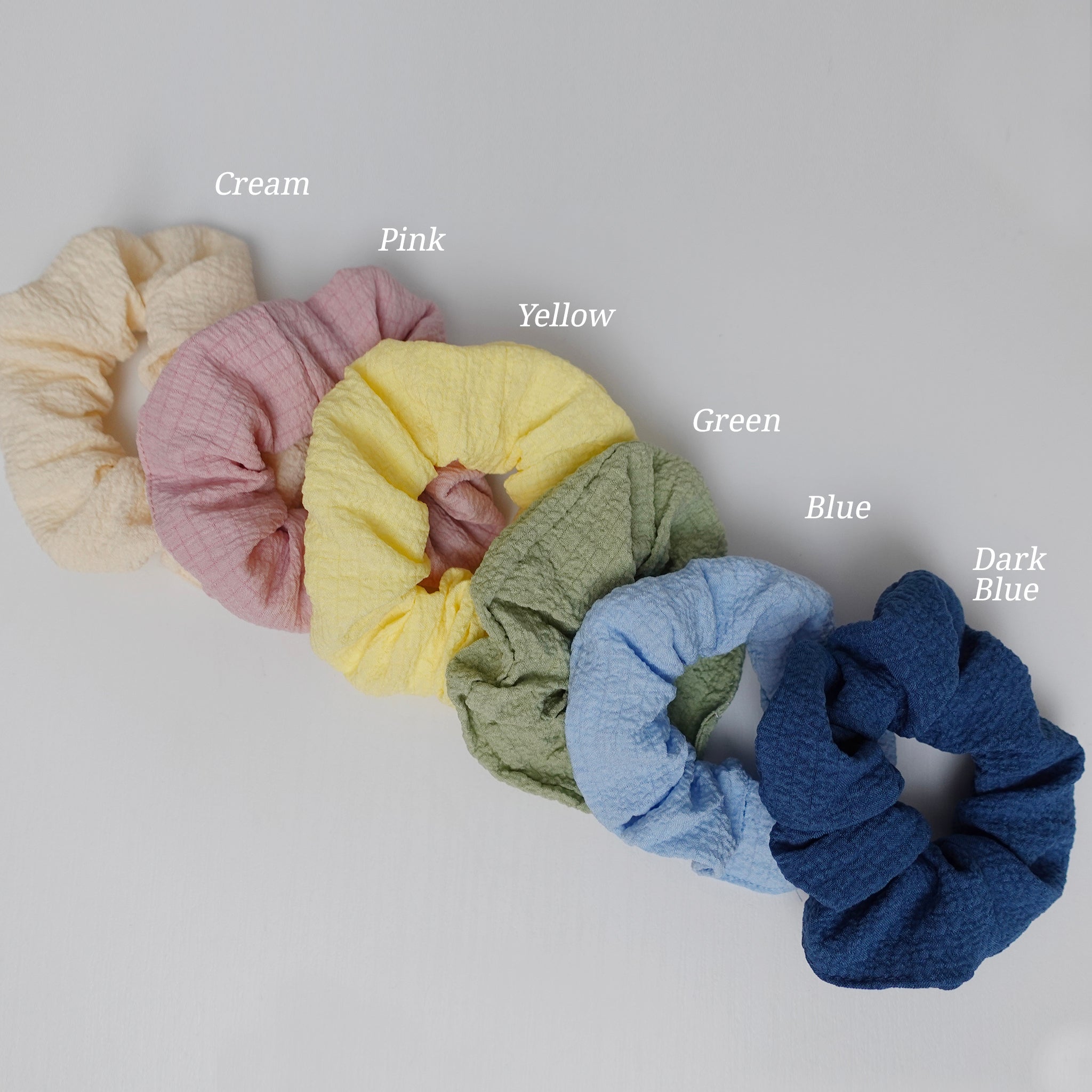 Cottage Scrunchies - Qwerky Colour