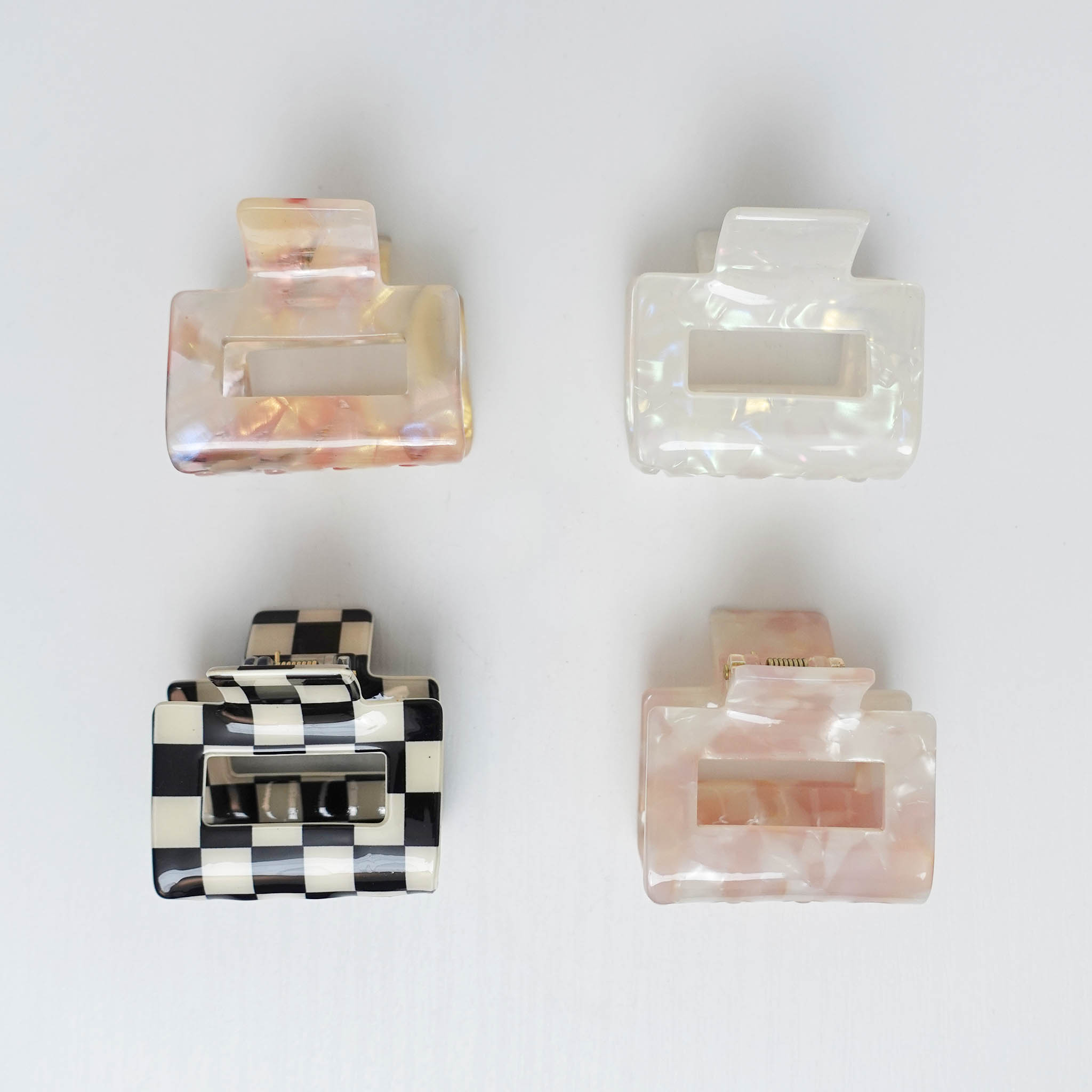 Cubic Claw Clip - Qwerky Colour