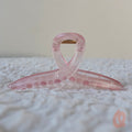 Frosted Loopy Claw Clip - Qwerky Colour