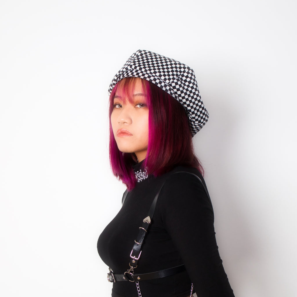 Check Please Beret - Qwerky Colour