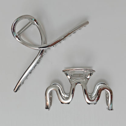 Metallic Claw Clips - Qwerky Colour