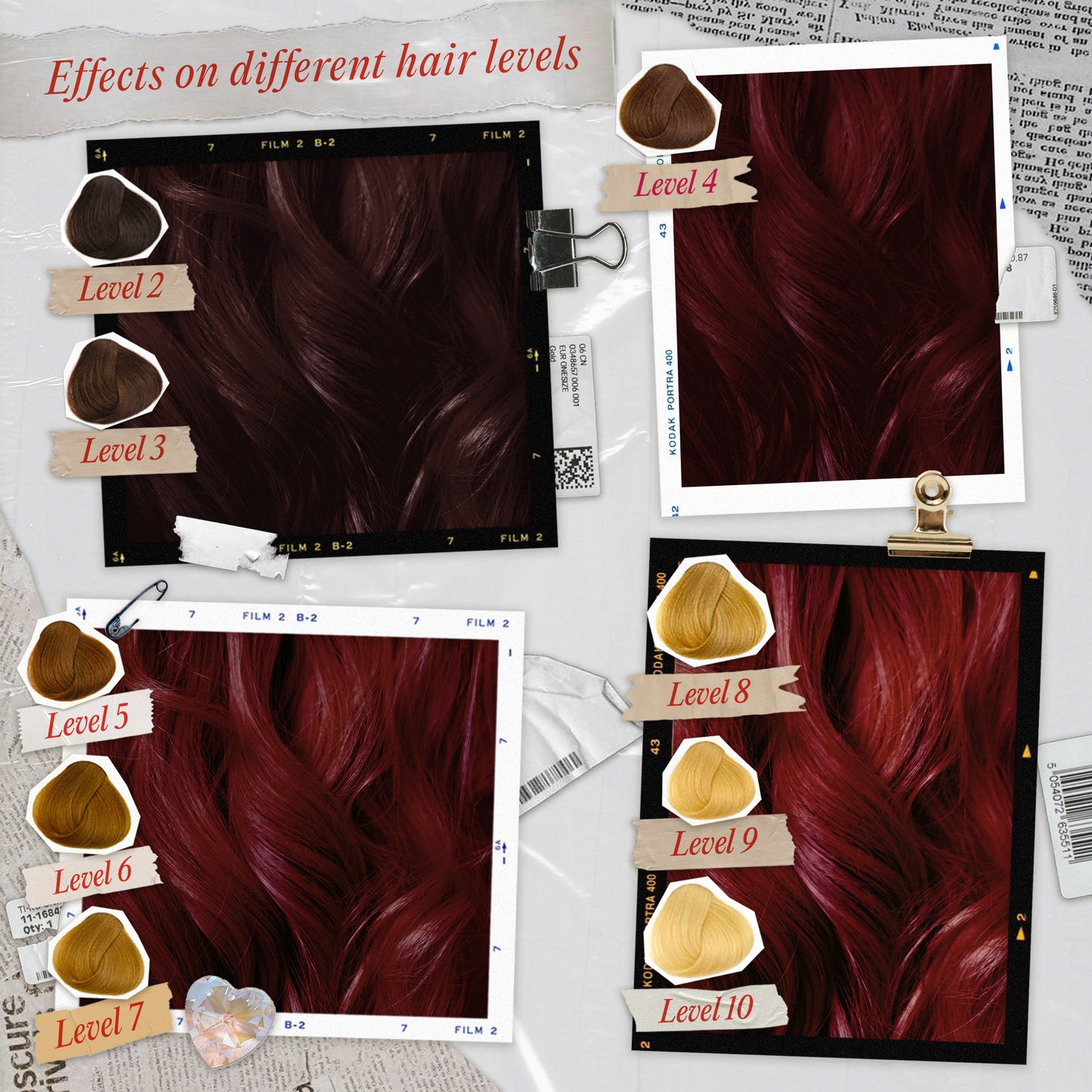 Dark Red Riot Semi-Permanent Conditioning Colour - Qwerky Colour