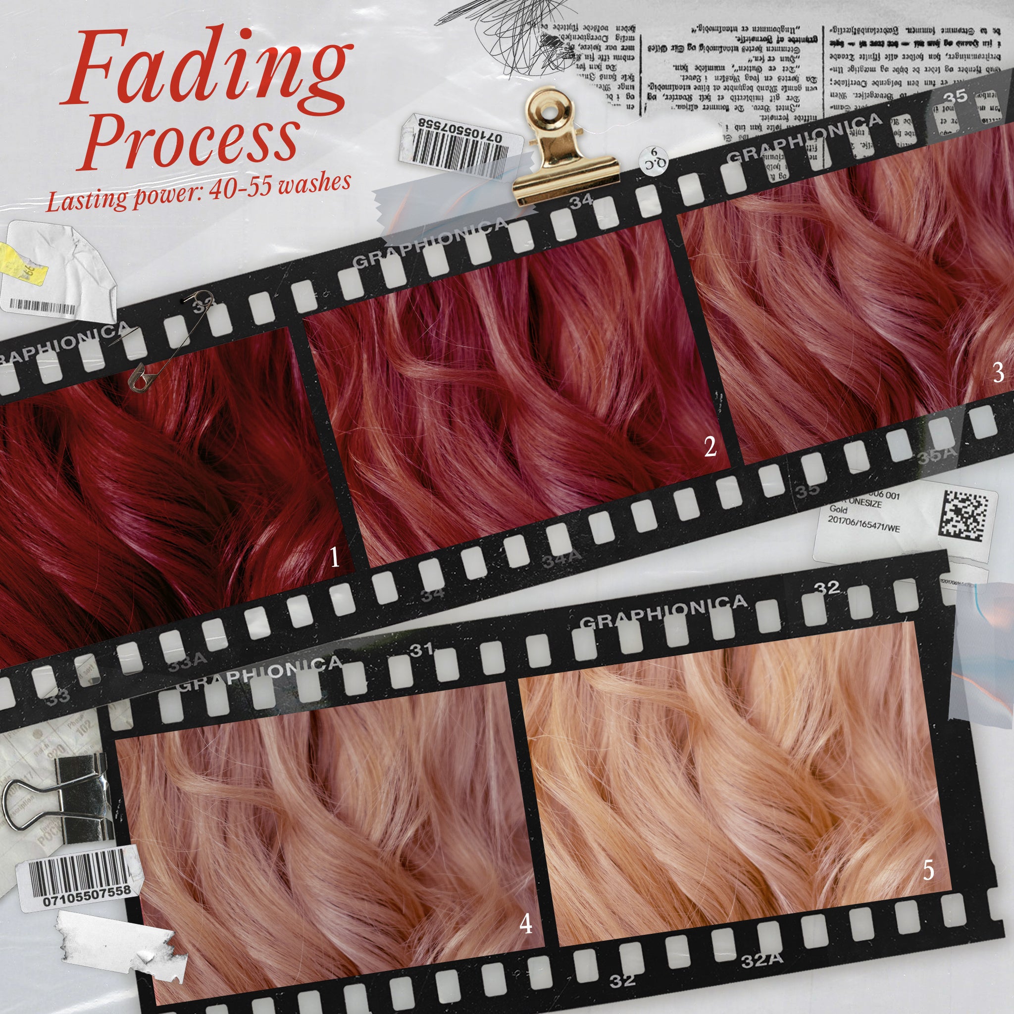 Dark Red Riot Semi-Permanent Conditioning Colour - Qwerky Colour