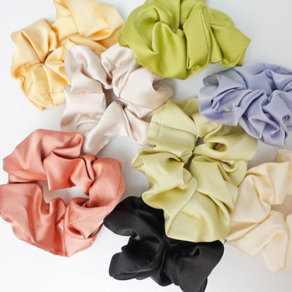 Satin Scrunchies - Qwerky Colour