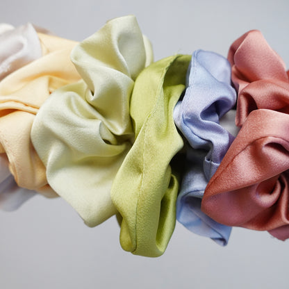 Satin Scrunchies - Qwerky Colour