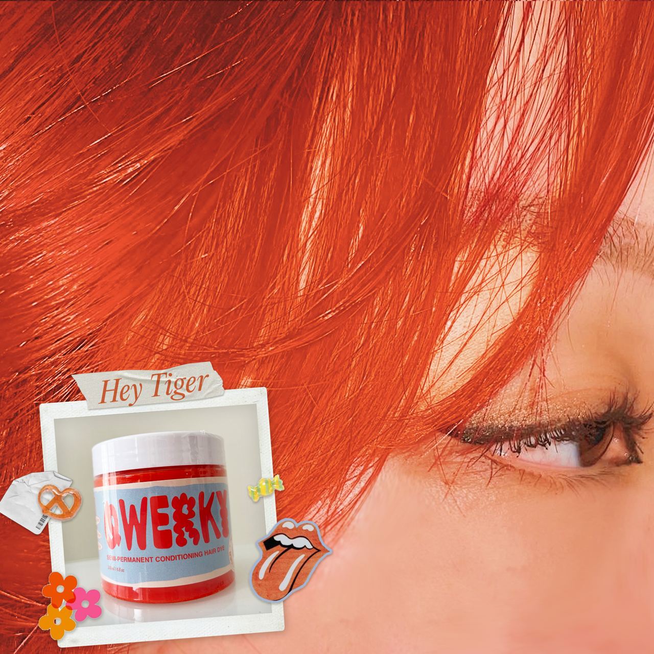 Hey Tiger Semi-Permanent Conditioning Colour - Qwerky Colour